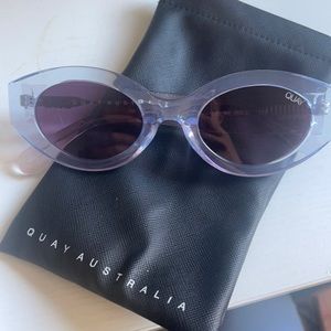 Quay Australia See Me Smile sunglasses in blue/purple